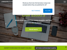 'lawaspect.com' screenshot