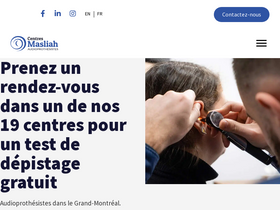 'lescentresmasliah.com' screenshot