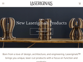 laseriginals.com homepage screenshot