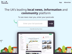 'inyourarea.co.uk' screenshot