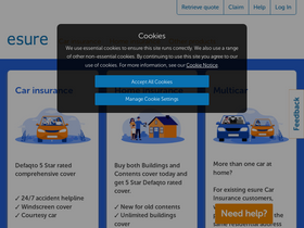 'esure.com' screenshot