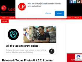 'leicarumors.com' screenshot