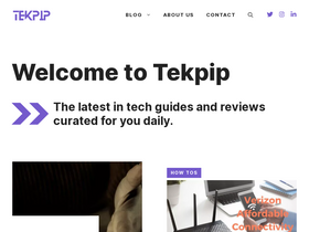 'tekpip.com' screenshot