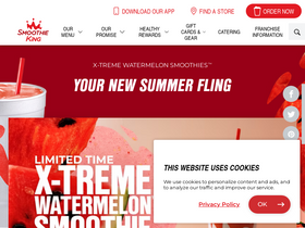 'smoothieking.com' screenshot