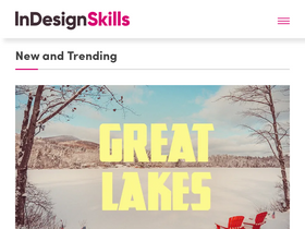 'indesignskills.com' screenshot