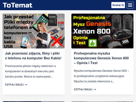 'totemat.pl' screenshot