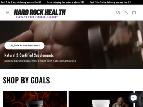 hardrockhealth.com homepage screenshot