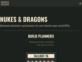 'nukesdragons.com' screenshot