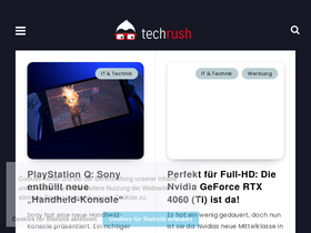 'techrush.de' screenshot