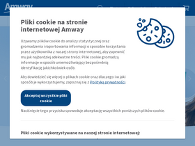 'amway.pl' screenshot