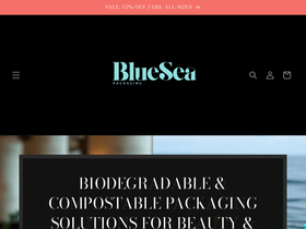 blueseapackaging.com homepage screenshot