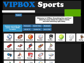 'vipboxtvs.com' screenshot