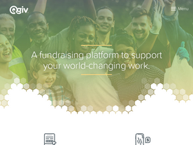 'qgiv.com' screenshot