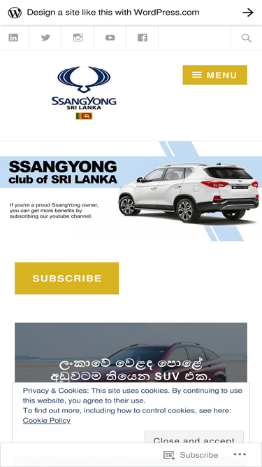 ssangyongclubofsrilanka.wordpress.com