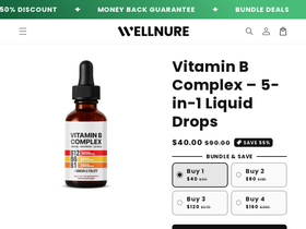 wellnure website screenshot