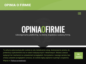 'opinia-o-firmie.pl' screenshot