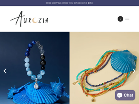 aurozia.com homepage screenshot