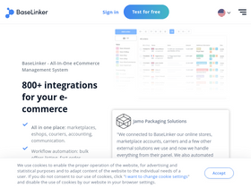 'baselinker.com' screenshot