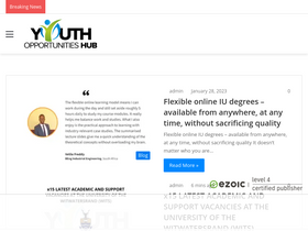 'youthopportunitieshub.com' screenshot