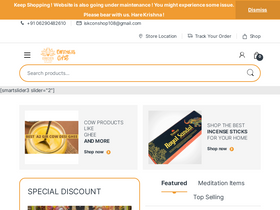 'iskconshop.com' screenshot