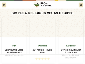 'frommybowl.com' screenshot