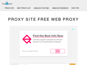 'proxysite.cloud' screenshot