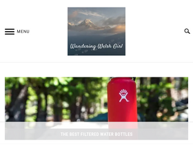 'wanderingwelshgirl.com' screenshot