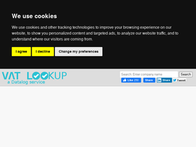 'vat-lookup.co.uk' screenshot