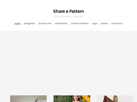 'shareapattern.com' screenshot