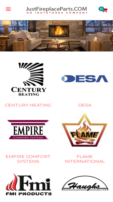 justfireplaceparts.com