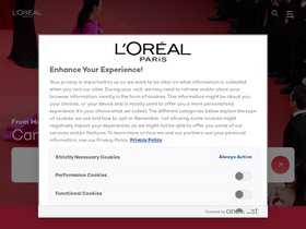 'loreal-paris.co.uk' screenshot