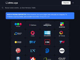 'sfntv.xyz' screenshot