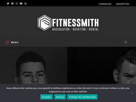 'fitnessmith.fr' screenshot