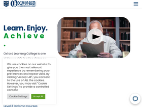 'oxfordcollege.ac' screenshot