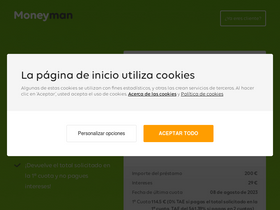 'moneyman.com.es' screenshot