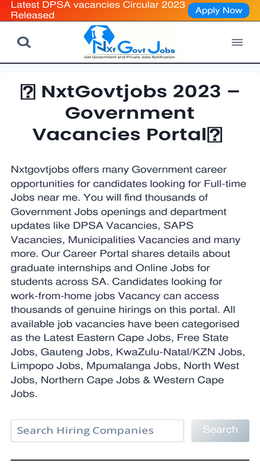 nxtgovtjobs.com