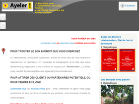 'ayeler.com' screenshot