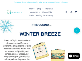 ajanaturals.com homepage screenshot
