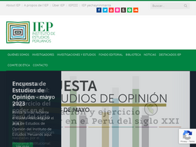 'argumentos-historico.iep.org.pe' screenshot