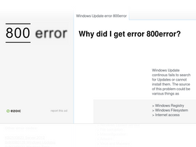 '800error.com' screenshot