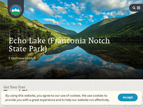 'visitwhitemountains.com' screenshot