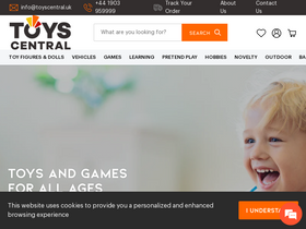 'toyscentral.uk' screenshot