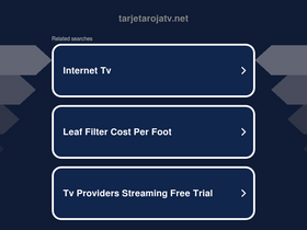 tarjetarojatv.net