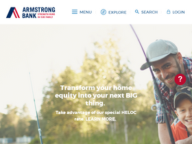 'armstrong.bank' screenshot