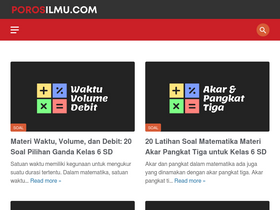 'porosilmu.com' screenshot