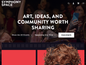 'symphonyspace.org' screenshot