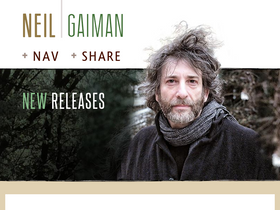 'neilgaiman.com' screenshot