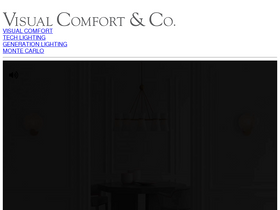 'visualcomfortco.com' screenshot