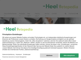 'vetepedia.de' screenshot