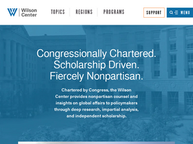 'wilsoncenter.org' screenshot